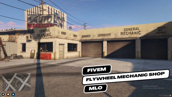 GTA 5 FiveM Flywheel Mechanic Shop MLO